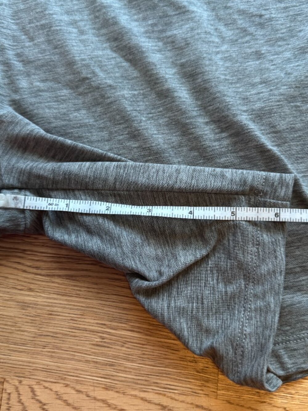 American Eagle Gray Space Dye Biker Shorts Size XL - Picture 10 of 10